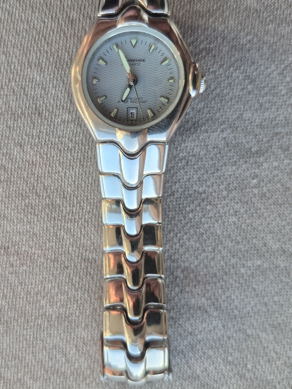 Stainless Steel Silver Quartz Watch